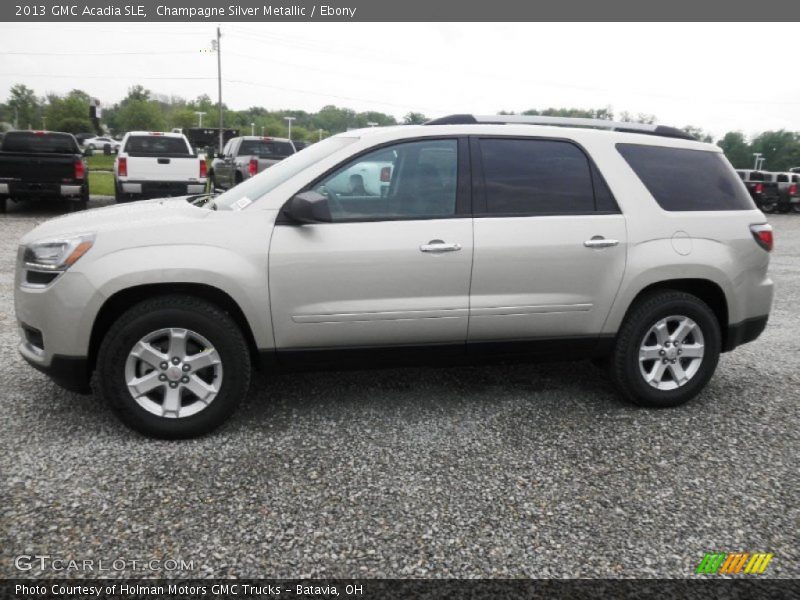 Champagne Silver Metallic / Ebony 2013 GMC Acadia SLE