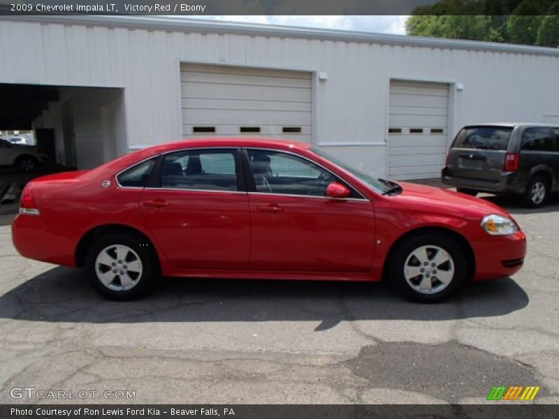 Victory Red / Ebony 2009 Chevrolet Impala LT