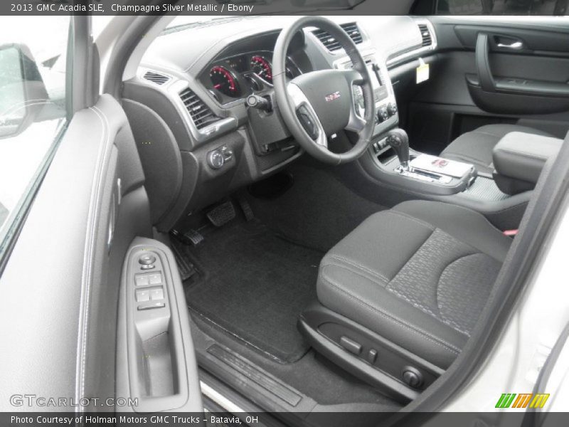 Champagne Silver Metallic / Ebony 2013 GMC Acadia SLE