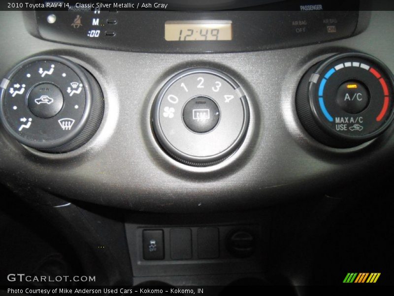 Controls of 2010 RAV4 I4