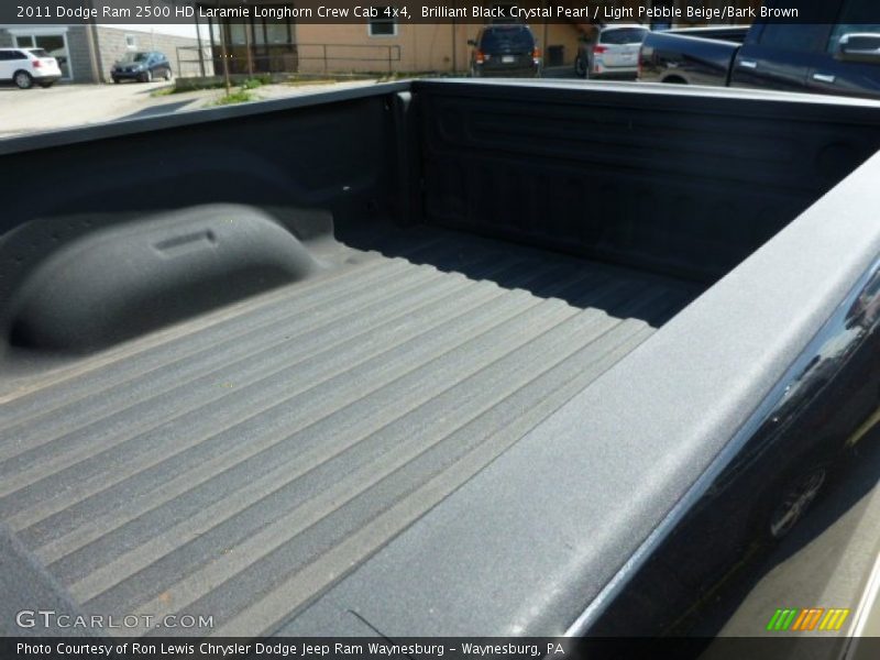 Brilliant Black Crystal Pearl / Light Pebble Beige/Bark Brown 2011 Dodge Ram 2500 HD Laramie Longhorn Crew Cab 4x4
