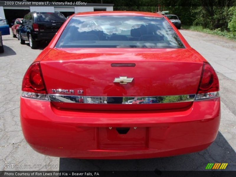 Victory Red / Ebony 2009 Chevrolet Impala LT