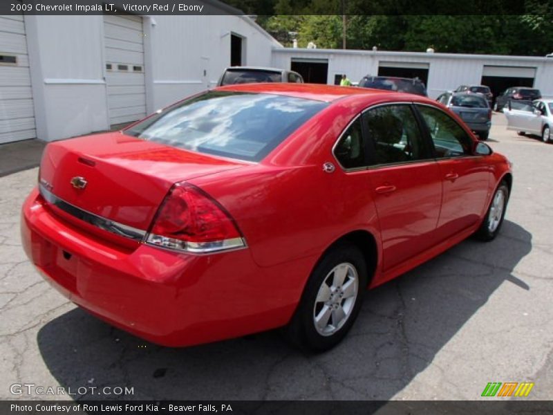 Victory Red / Ebony 2009 Chevrolet Impala LT