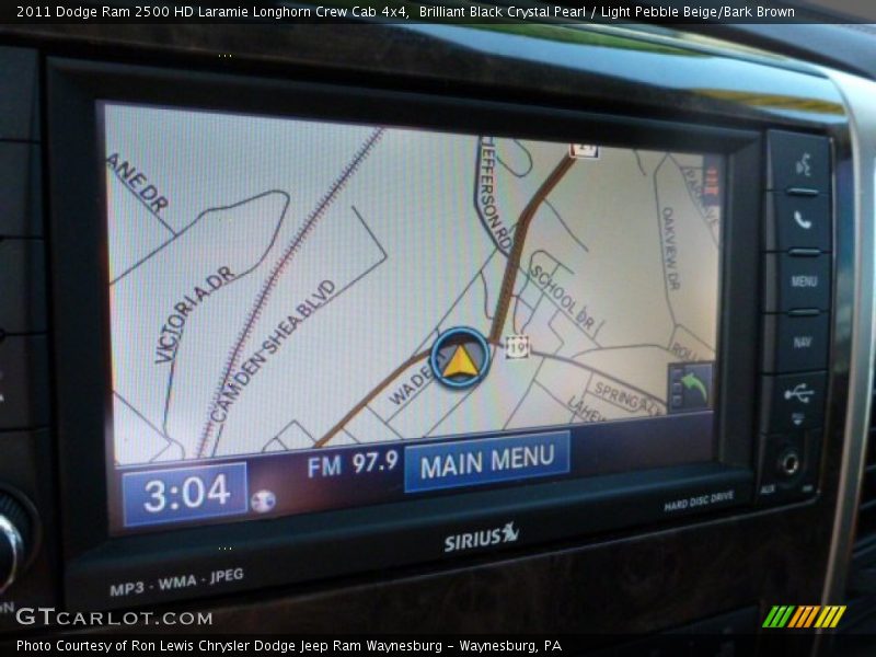 Navigation of 2011 Ram 2500 HD Laramie Longhorn Crew Cab 4x4