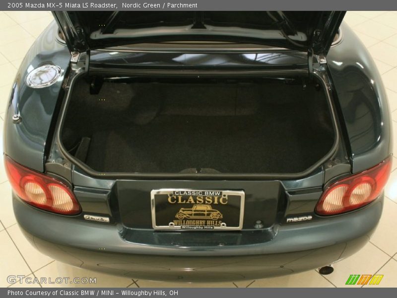 Nordic Green / Parchment 2005 Mazda MX-5 Miata LS Roadster