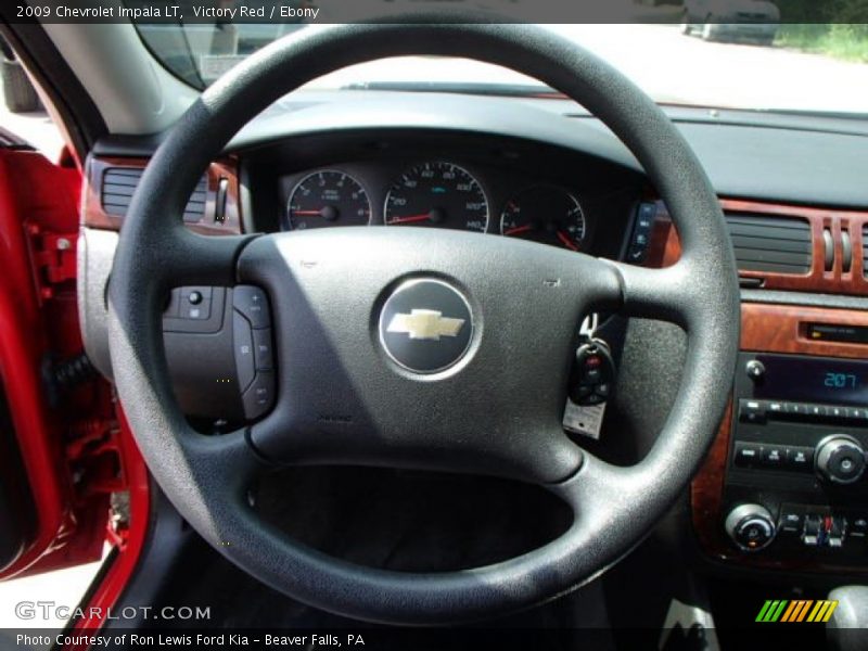 Victory Red / Ebony 2009 Chevrolet Impala LT
