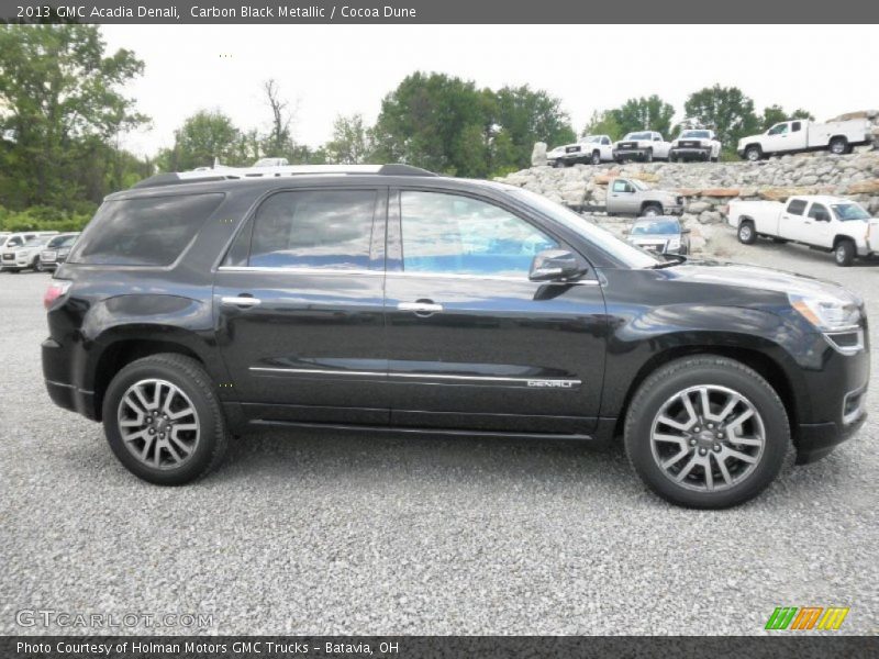 Carbon Black Metallic / Cocoa Dune 2013 GMC Acadia Denali