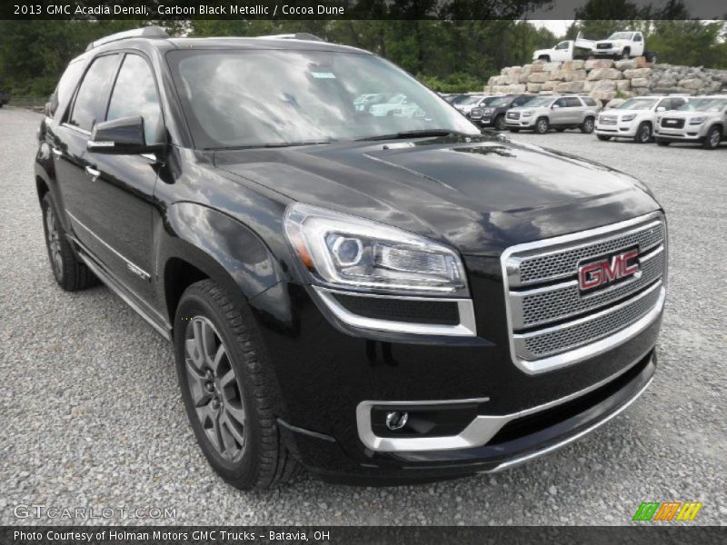 Carbon Black Metallic / Cocoa Dune 2013 GMC Acadia Denali