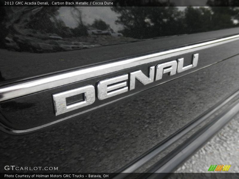 Carbon Black Metallic / Cocoa Dune 2013 GMC Acadia Denali