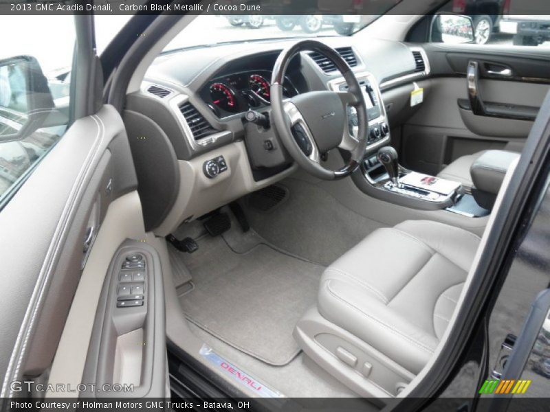 Carbon Black Metallic / Cocoa Dune 2013 GMC Acadia Denali