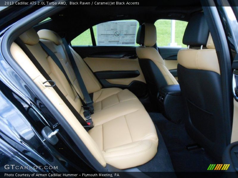 Black Raven / Caramel/Jet Black Accents 2013 Cadillac ATS 2.0L Turbo AWD
