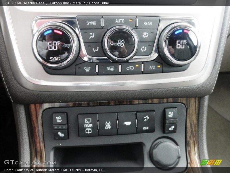 Carbon Black Metallic / Cocoa Dune 2013 GMC Acadia Denali