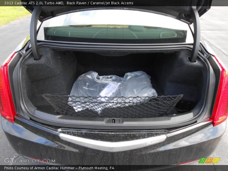 Black Raven / Caramel/Jet Black Accents 2013 Cadillac ATS 2.0L Turbo AWD