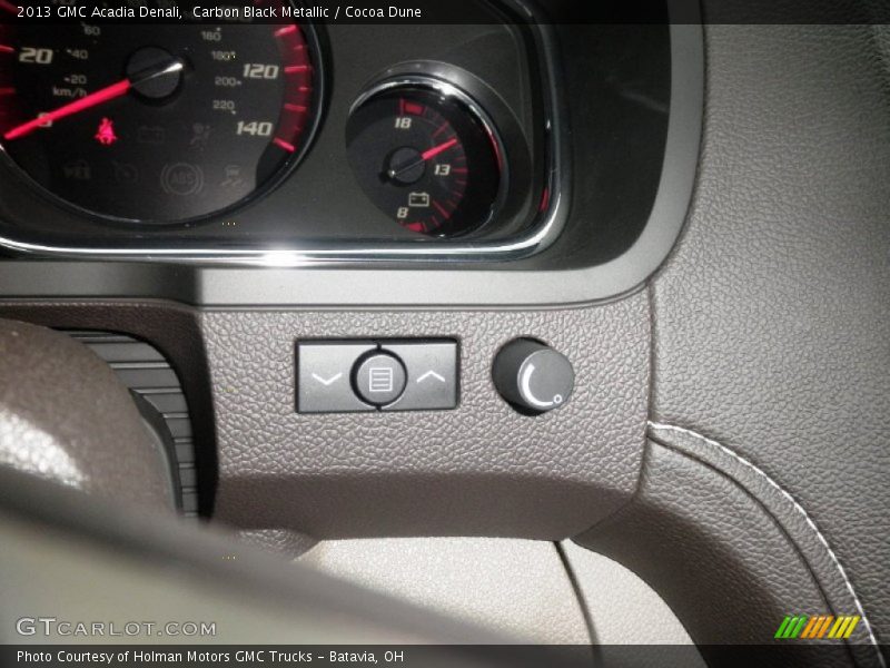 Carbon Black Metallic / Cocoa Dune 2013 GMC Acadia Denali