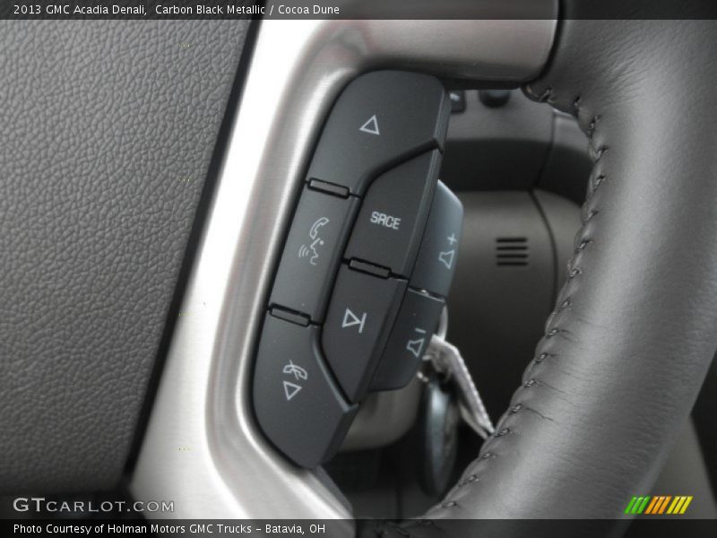 Carbon Black Metallic / Cocoa Dune 2013 GMC Acadia Denali