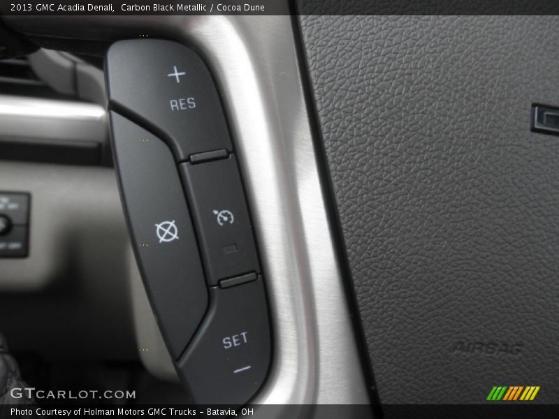 Carbon Black Metallic / Cocoa Dune 2013 GMC Acadia Denali