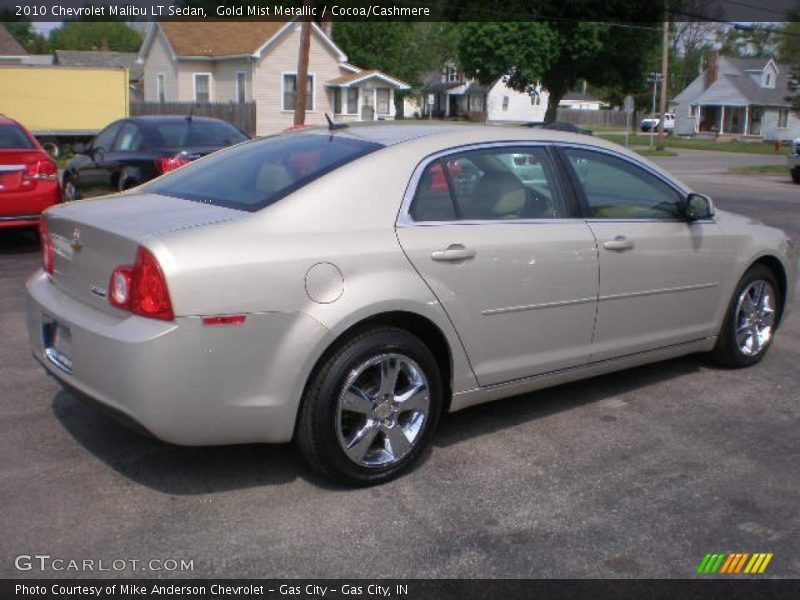  2010 Malibu LT Sedan Gold Mist Metallic