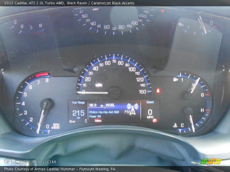 Black Raven / Caramel/Jet Black Accents 2013 Cadillac ATS 2.0L Turbo AWD