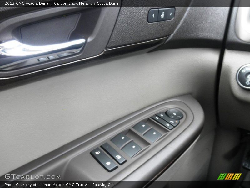 Carbon Black Metallic / Cocoa Dune 2013 GMC Acadia Denali