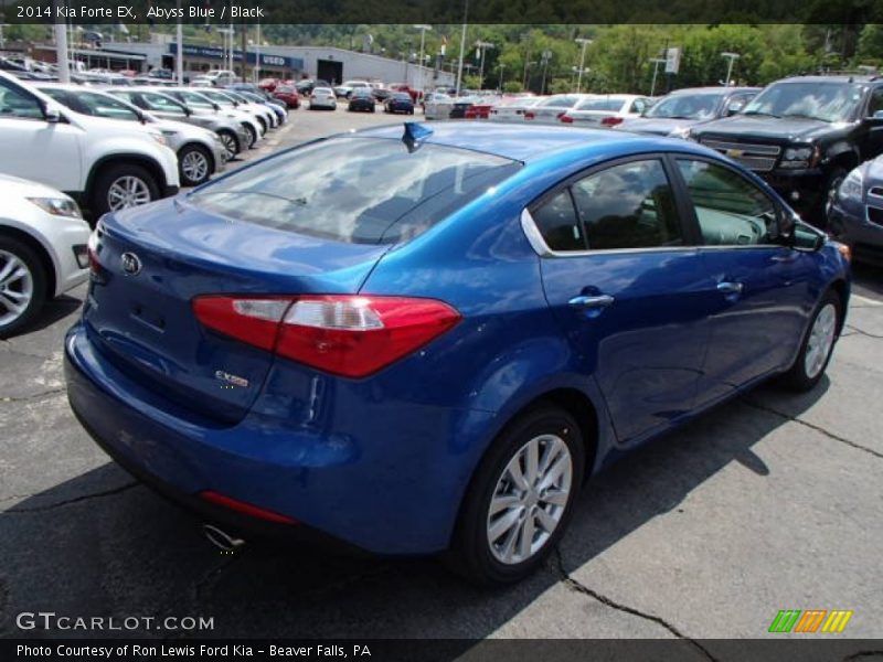 Abyss Blue / Black 2014 Kia Forte EX