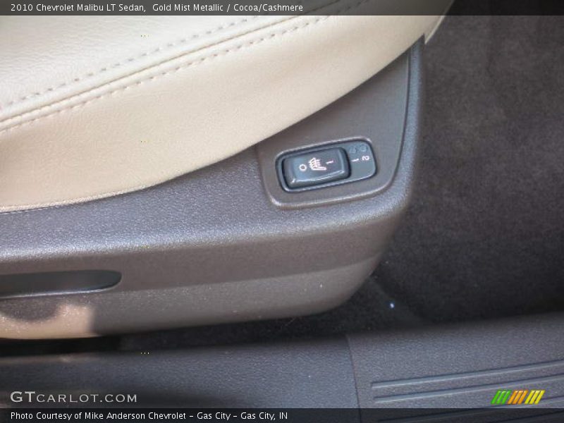 Gold Mist Metallic / Cocoa/Cashmere 2010 Chevrolet Malibu LT Sedan