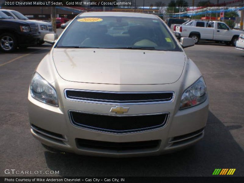 Gold Mist Metallic / Cocoa/Cashmere 2010 Chevrolet Malibu LT Sedan