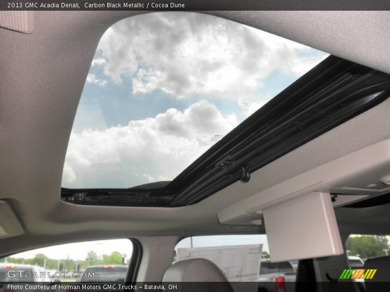 Carbon Black Metallic / Cocoa Dune 2013 GMC Acadia Denali