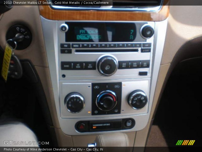 Gold Mist Metallic / Cocoa/Cashmere 2010 Chevrolet Malibu LT Sedan