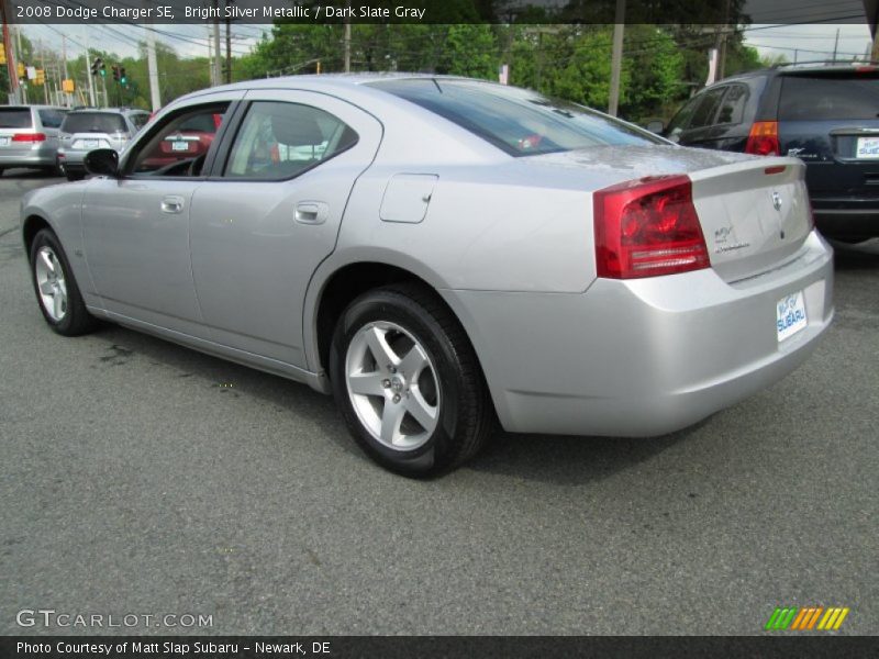 Bright Silver Metallic / Dark Slate Gray 2008 Dodge Charger SE