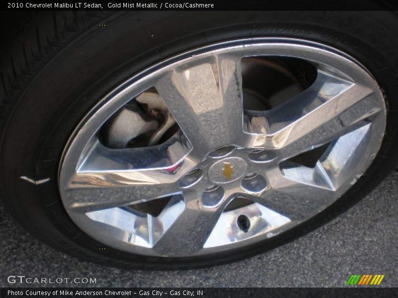 Gold Mist Metallic / Cocoa/Cashmere 2010 Chevrolet Malibu LT Sedan