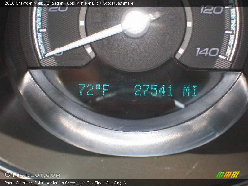 Gold Mist Metallic / Cocoa/Cashmere 2010 Chevrolet Malibu LT Sedan