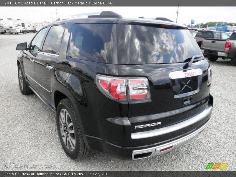 Carbon Black Metallic / Cocoa Dune 2013 GMC Acadia Denali