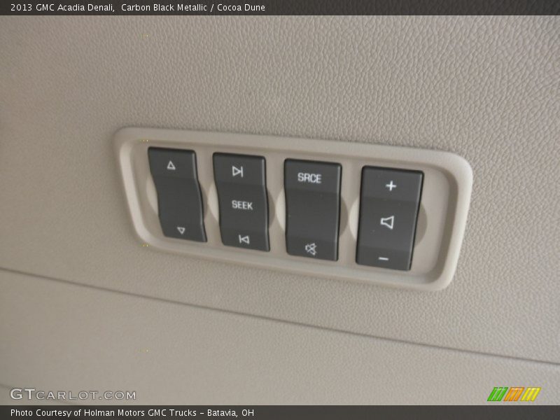 Carbon Black Metallic / Cocoa Dune 2013 GMC Acadia Denali