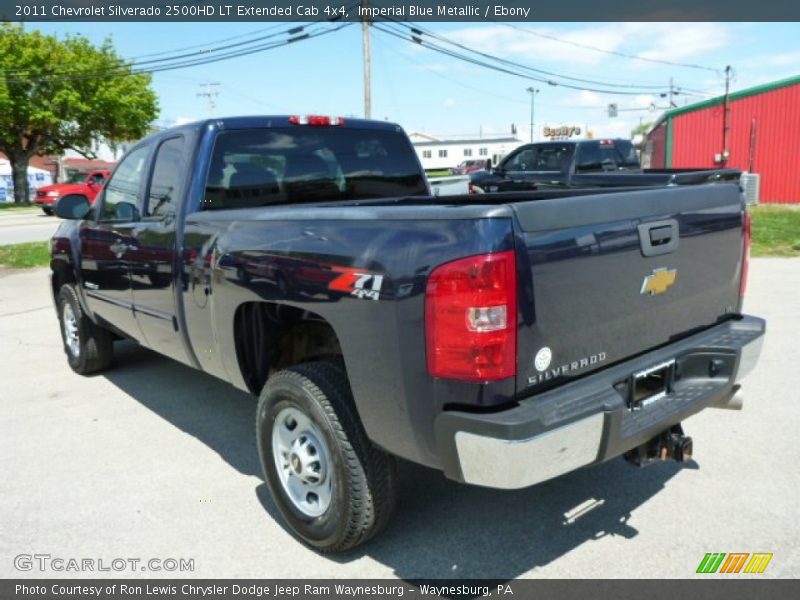 Imperial Blue Metallic / Ebony 2011 Chevrolet Silverado 2500HD LT Extended Cab 4x4
