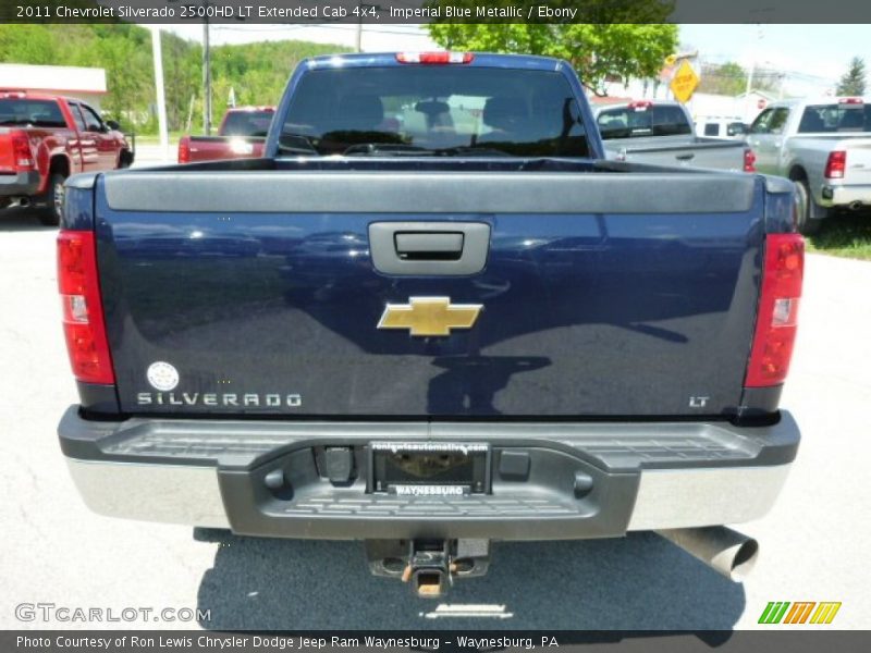 Imperial Blue Metallic / Ebony 2011 Chevrolet Silverado 2500HD LT Extended Cab 4x4