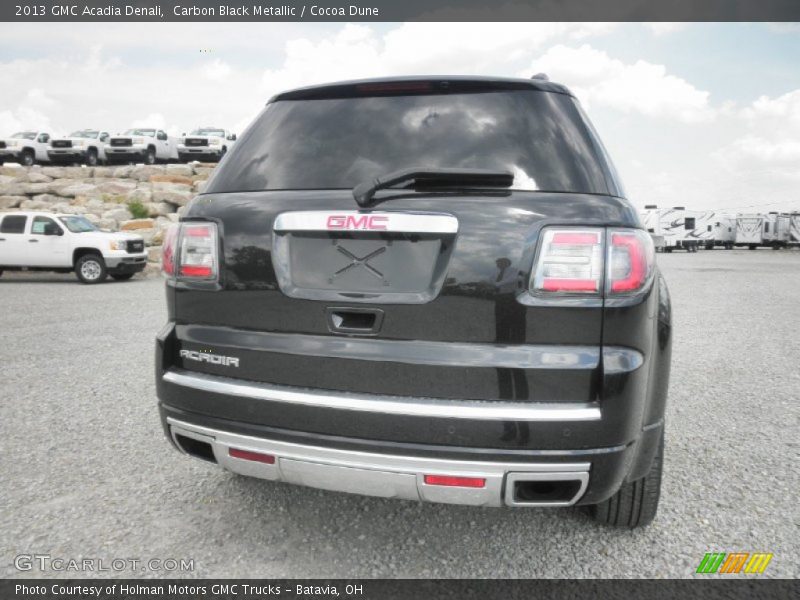 Carbon Black Metallic / Cocoa Dune 2013 GMC Acadia Denali