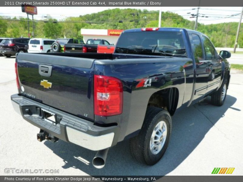 Imperial Blue Metallic / Ebony 2011 Chevrolet Silverado 2500HD LT Extended Cab 4x4