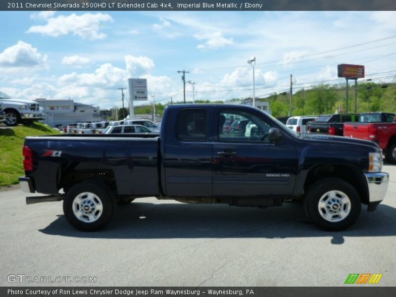 Imperial Blue Metallic / Ebony 2011 Chevrolet Silverado 2500HD LT Extended Cab 4x4