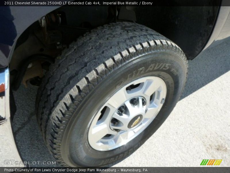 Imperial Blue Metallic / Ebony 2011 Chevrolet Silverado 2500HD LT Extended Cab 4x4
