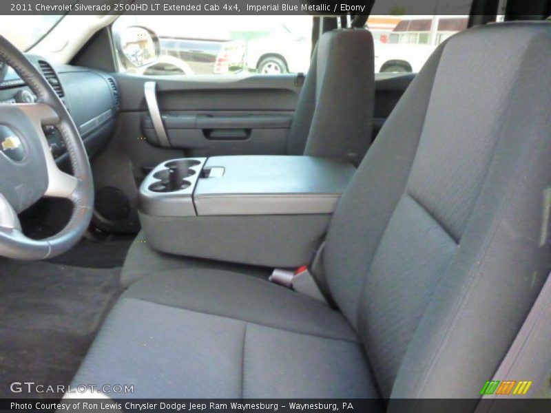 Imperial Blue Metallic / Ebony 2011 Chevrolet Silverado 2500HD LT Extended Cab 4x4
