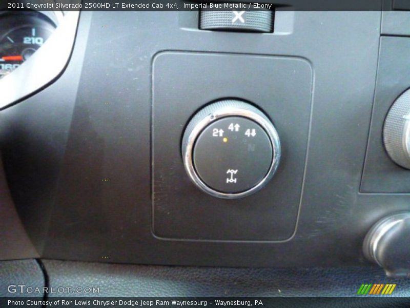 Imperial Blue Metallic / Ebony 2011 Chevrolet Silverado 2500HD LT Extended Cab 4x4