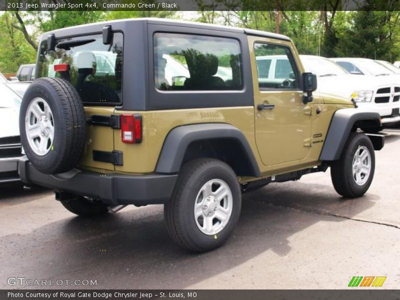 Commando Green / Black 2013 Jeep Wrangler Sport 4x4