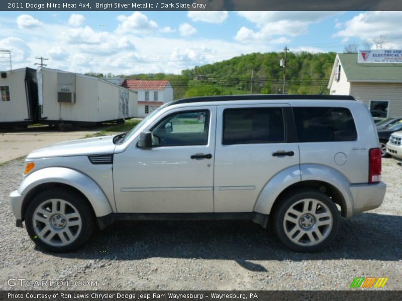 Bright Silver Metallic / Dark Slate Gray 2011 Dodge Nitro Heat 4x4