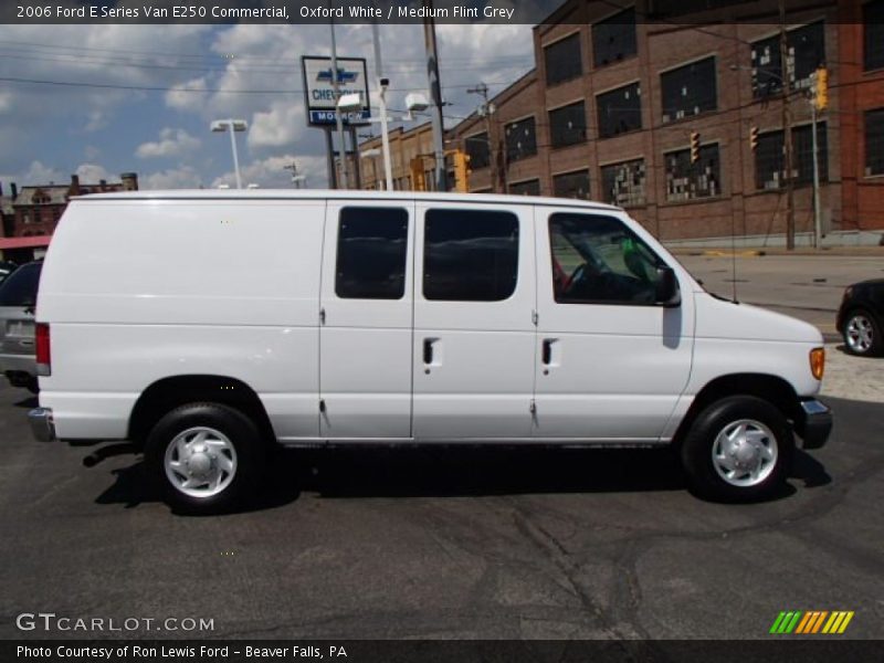 Oxford White / Medium Flint Grey 2006 Ford E Series Van E250 Commercial
