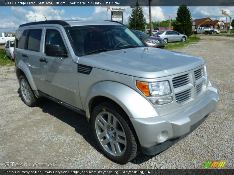 Bright Silver Metallic / Dark Slate Gray 2011 Dodge Nitro Heat 4x4