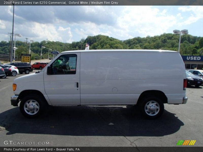 Oxford White / Medium Flint Grey 2006 Ford E Series Van E250 Commercial