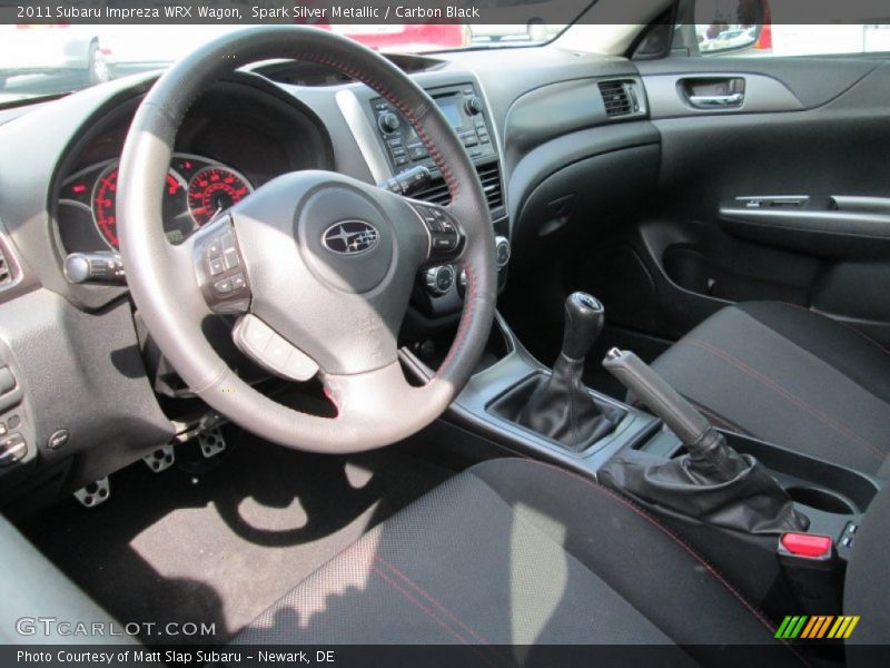  2011 Impreza WRX Wagon Carbon Black Interior