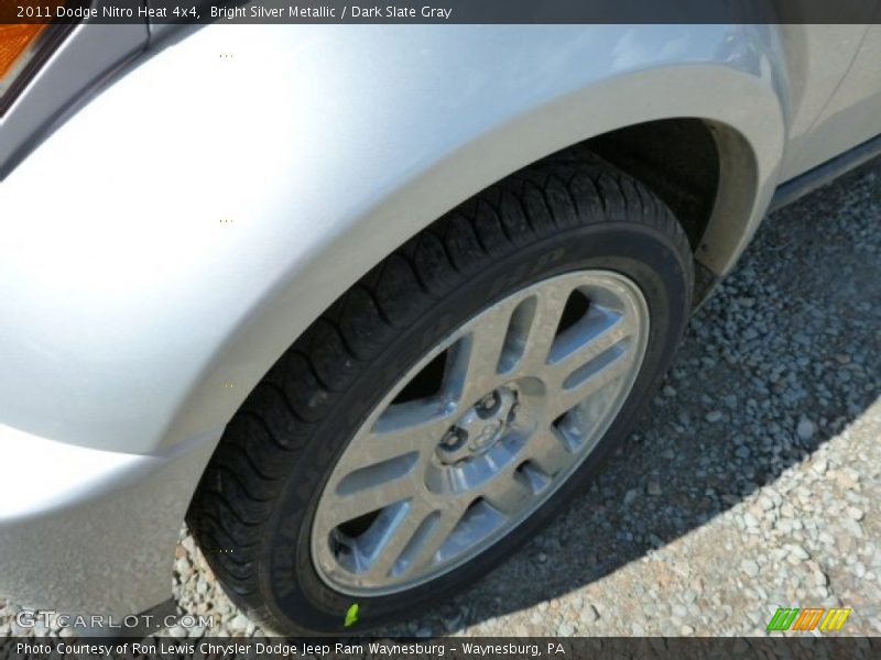 Bright Silver Metallic / Dark Slate Gray 2011 Dodge Nitro Heat 4x4