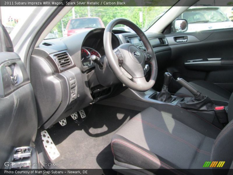  2011 Impreza WRX Wagon Carbon Black Interior