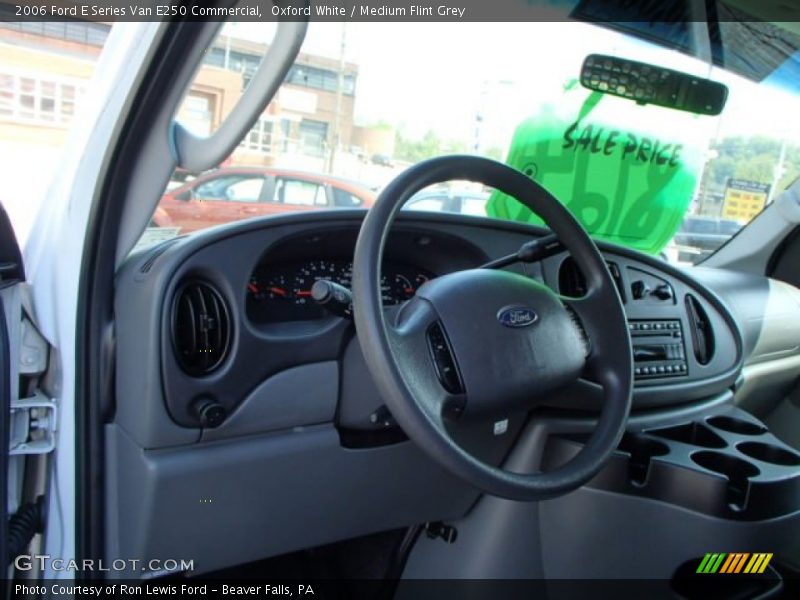 Oxford White / Medium Flint Grey 2006 Ford E Series Van E250 Commercial